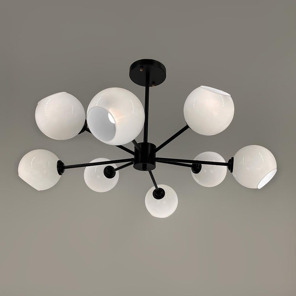 Люстра потолочная LNF-17492/8 BK Черный