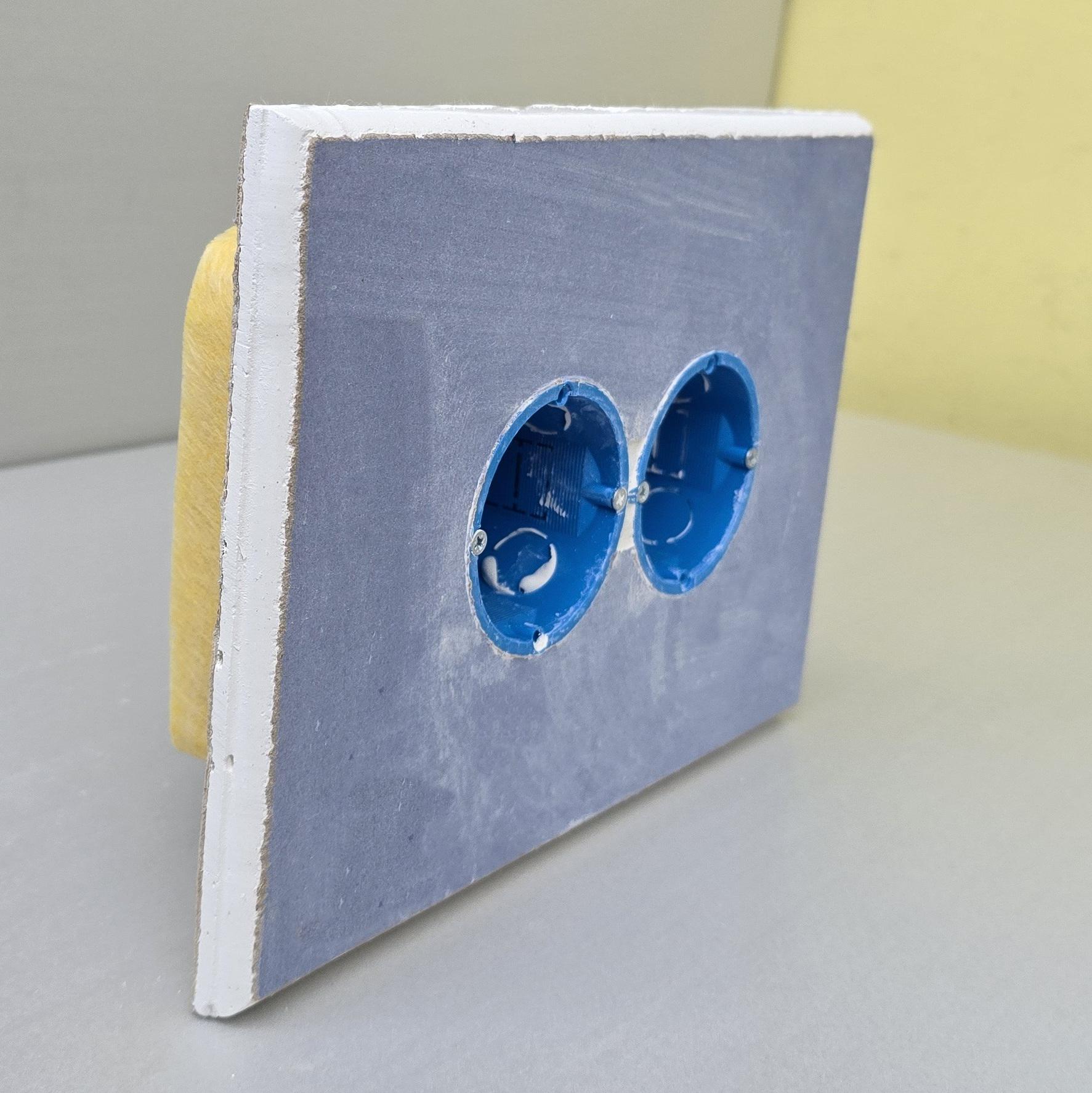 Подрозетник углубленный звукоизоляционный SealBox на 2 поста