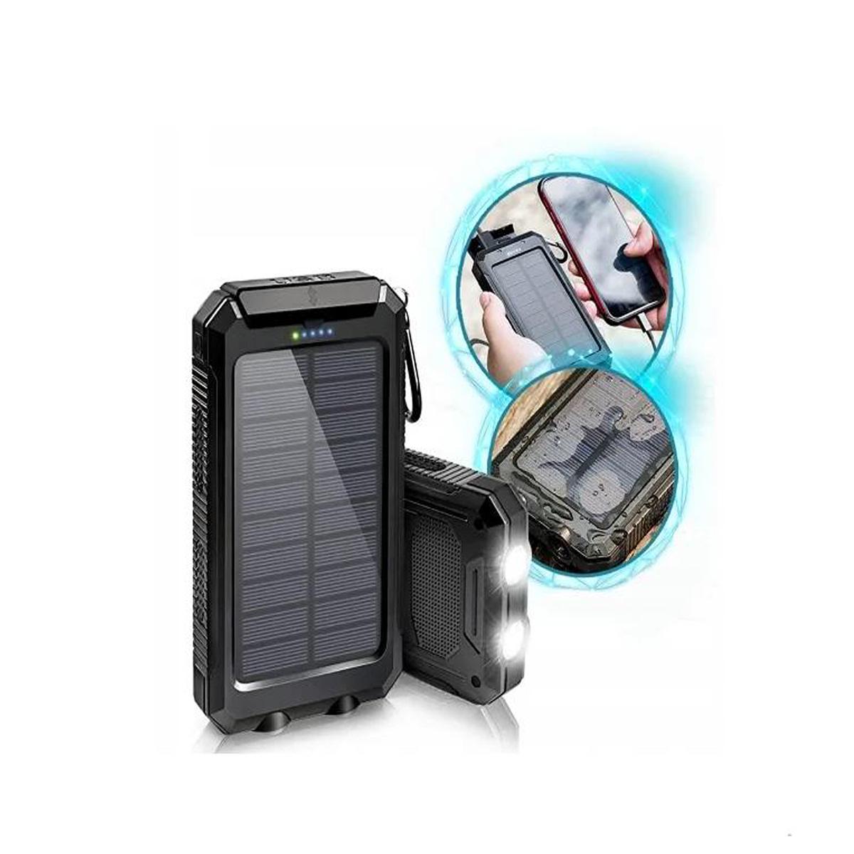 Павербанк на солнечной батарее Solar Charger QL-268 20000 mAh - фото 3