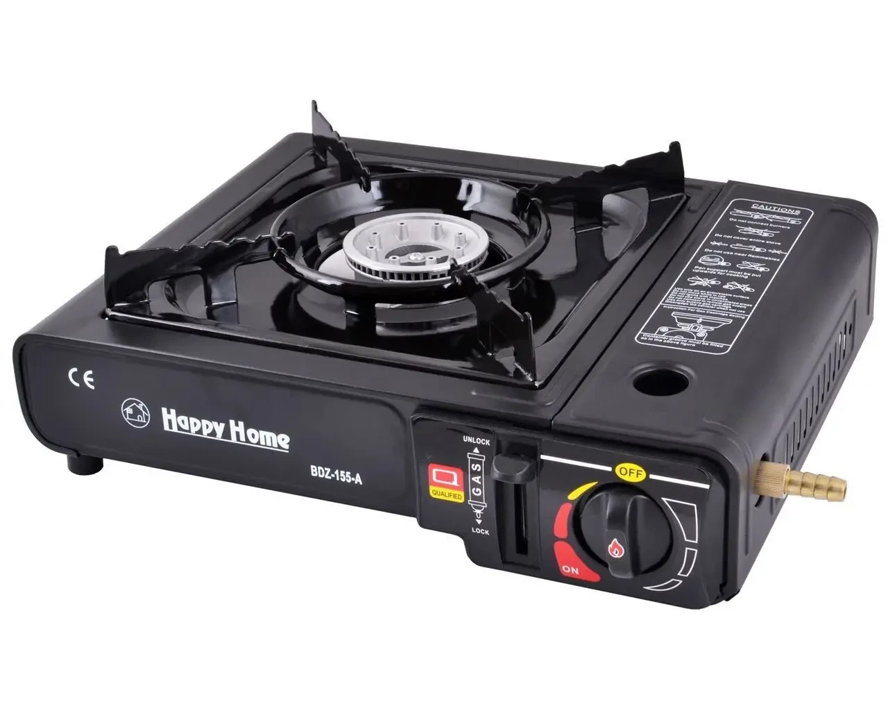 Плита газовая HAPPY HOME BDZ 155 A с адаптером в кейсе (21724416)