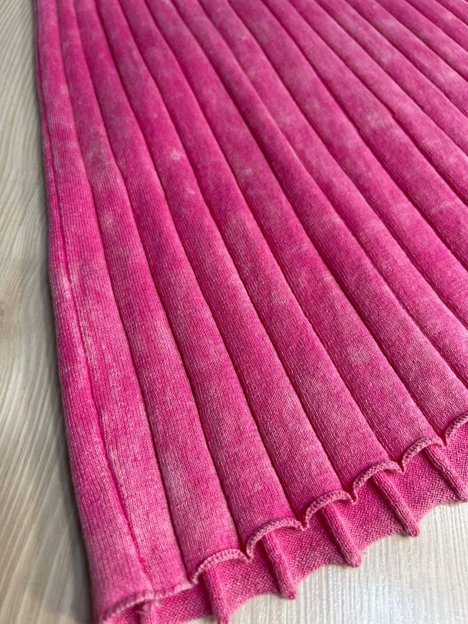 Платье женское Fashion 3042 длинная трапеция трикотажное в рубчик OS Розовый (26404735) - фото 10 Платье женское Fashion 3042 длинная трапеция трикотажное в рубчик OS Розовый (26404735) - фото 10