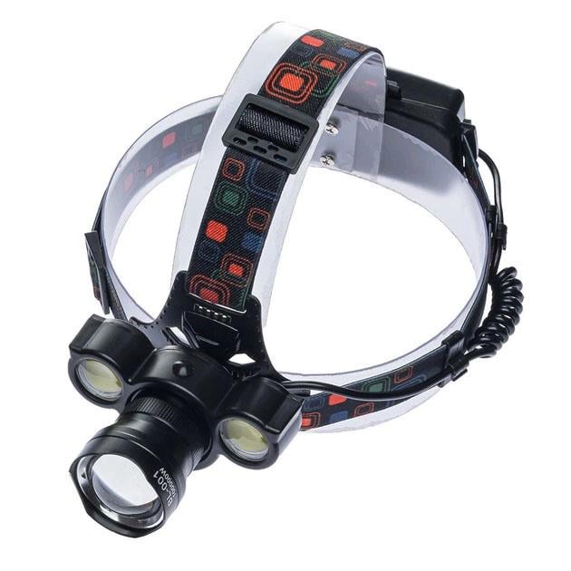 Фонарь налобный HeadLight BL-001 аккумуляторный диод T6+Cob (ws11355)