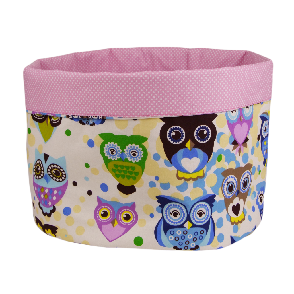 Корзин для игрушек с отворотом сказочные совы 45х40 см хлопок (SH-4519-RFRBACO-UA-04) Корзин для игрушек с отворотом сказочные совы 45х40 см хлопок (SH-4519-RFRBACO-UA-04)