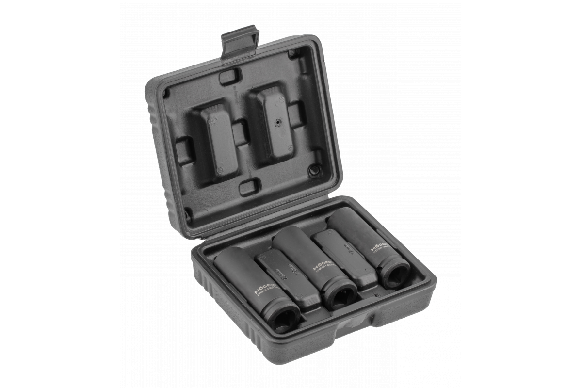 Набор головок Hoegert HT4R105 ударных торцевых 3 шт. 1/2"