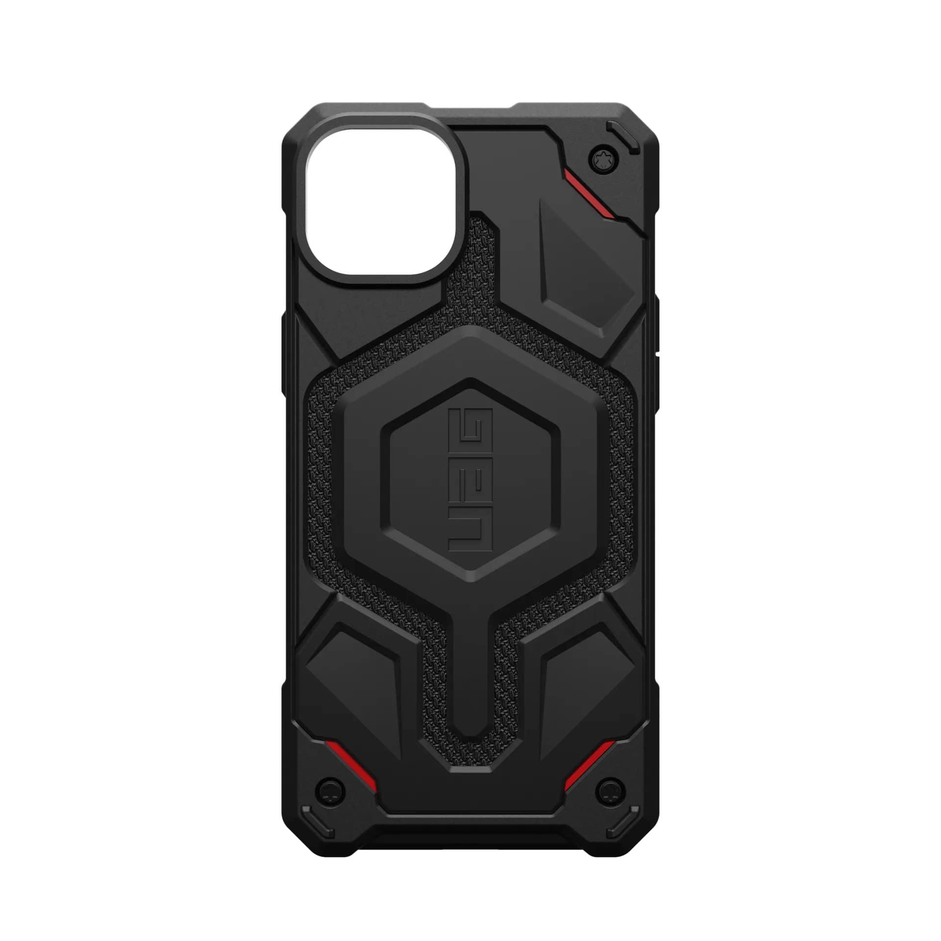 Чехол накладка для телефона UAG Monarch Pro Magsafe Apple iPhone 15 Plus Kevlar Black - фото 8