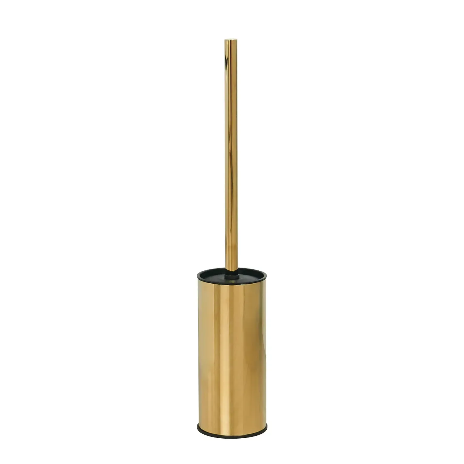 Ершик для унитаза VBI ROUND напольный Gold (VBI-040020GL)