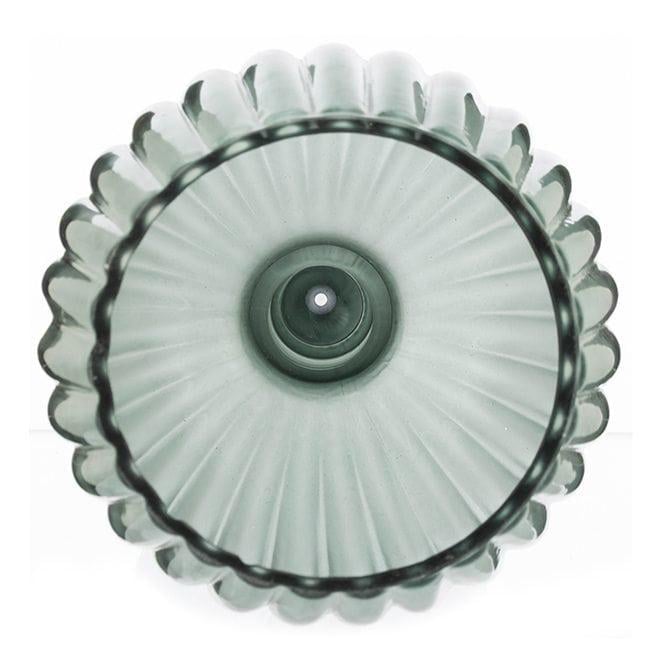 Підсвічник скляний Flora 20 см Зелений (34513) - фото 2