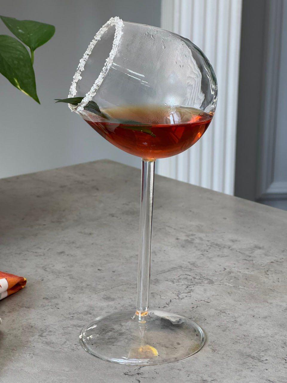 Бокал для коктейлей Эфир с наклонным верхом 110 мл Прозрачный (102-746) - фото 2