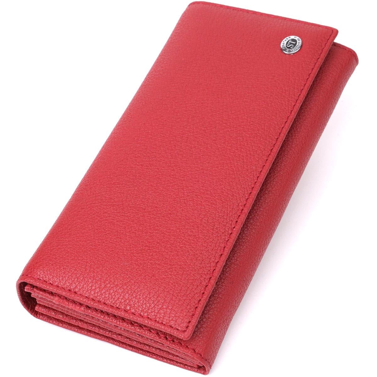 Кошелек женский ST Leather 23096 из натуральной кожи Красный (168-136-23096) Кошелек женский ST Leather 23096 из натуральной кожи Красный (168-136-23096)