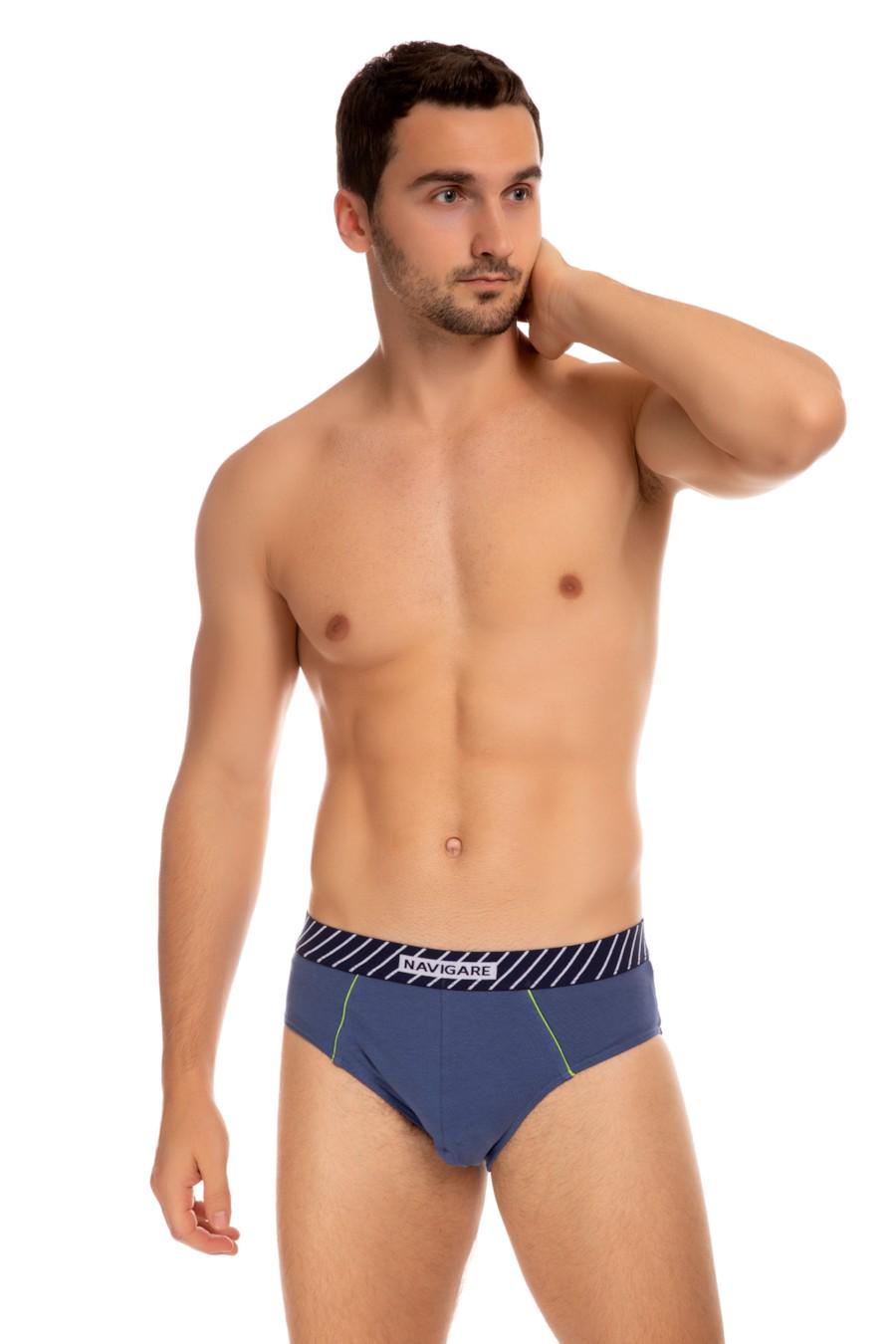 Трусы слип Navigare р. 48/M Джинсовый (60692)