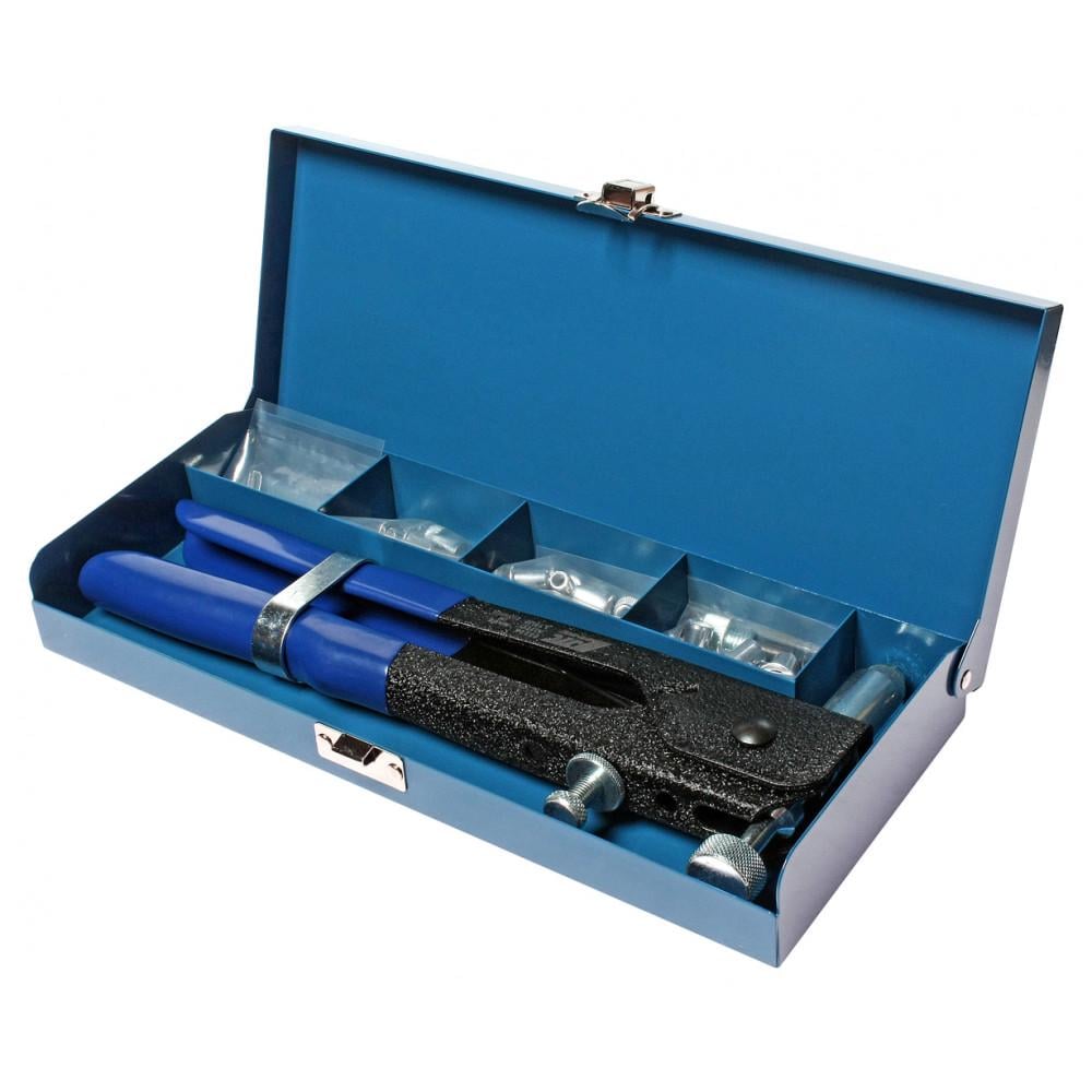 Заклёпочник с комплектом резьбовых заклёпок 3/4/5/6 мм (5821A JTC)