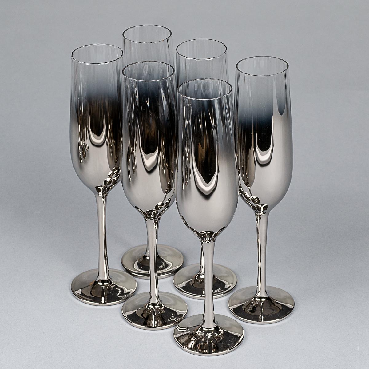 Комплект бокалов для шампанского Elisey Индий 6 шт. (8507-009)