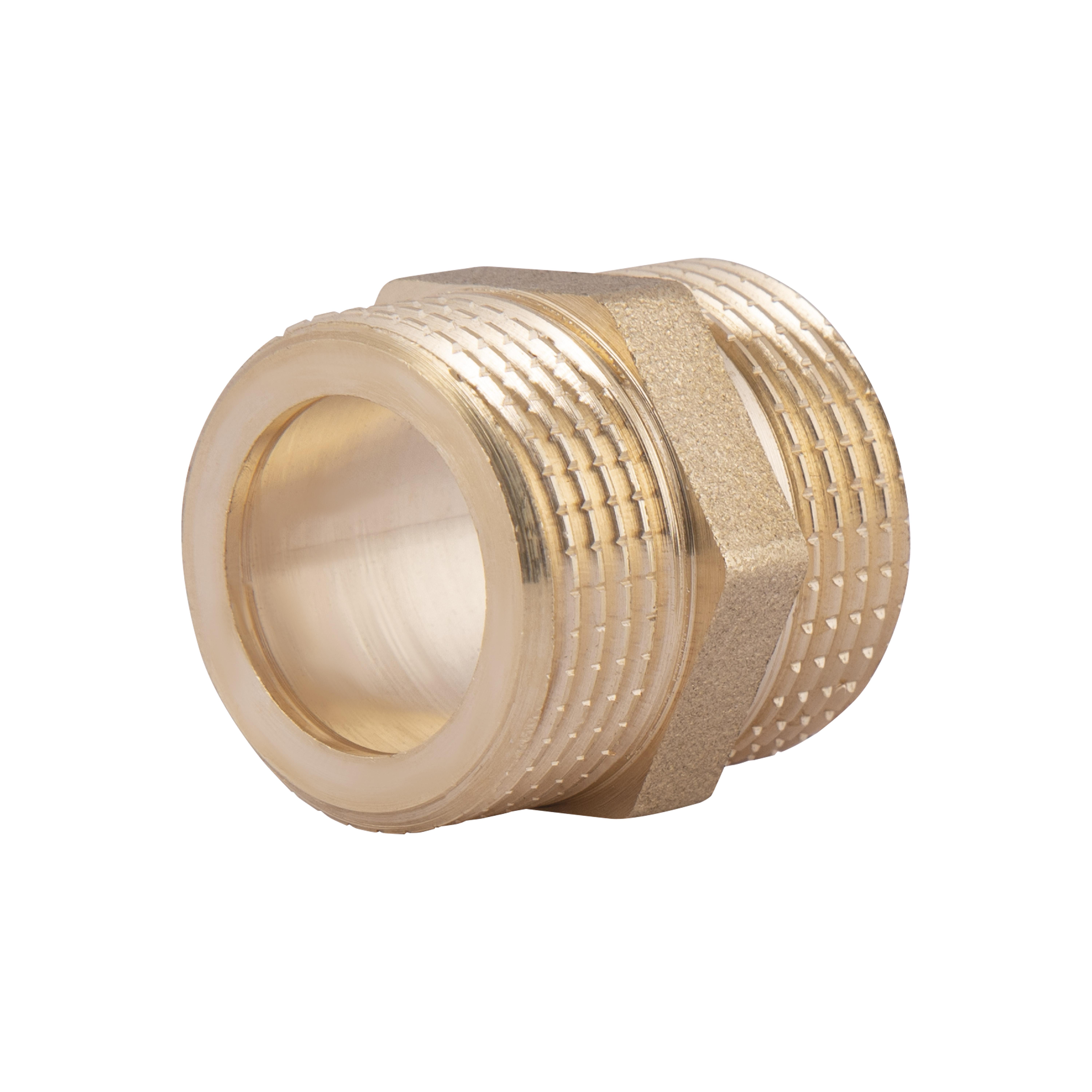 Ниппель латунный Thermo Alliance Standart 3/4"ЗЗ Желтый (SD4072020)