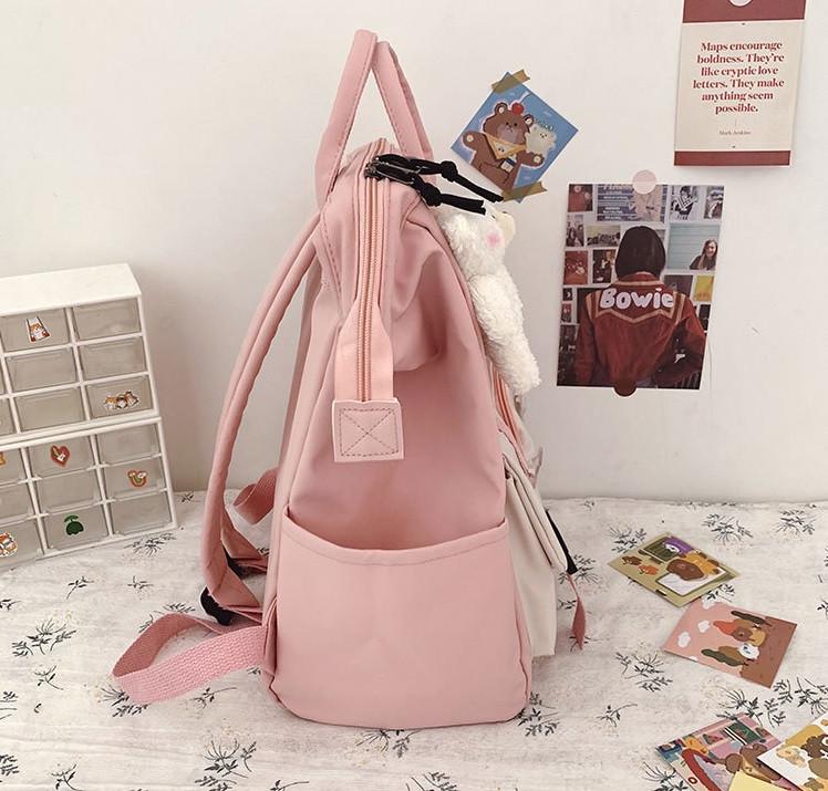 Шкільний рюкзак для дівчинки 5-11 класу в наборі зі значками Education Рожевий (1194313168) - фото 8 Шкільний рюкзак для дівчинки 5-11 класу в наборі зі значками Education Рожевий (1194313168) - фото 8