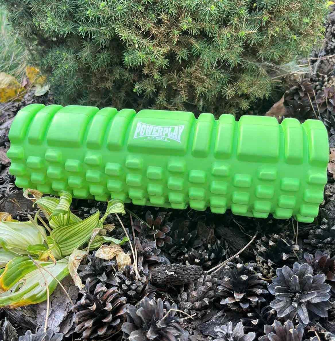Ролик масажний PowerPlay 4342 Massage Roller 30x10 см Зелений (A-013255) - фото 3