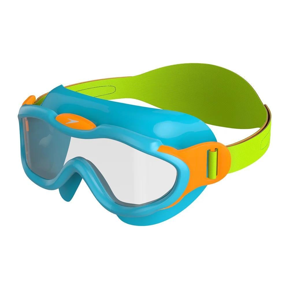 Окуляри для плавання Speedo SEA SQUAD MASK JU OSFM Блакитний (8-0876314645)