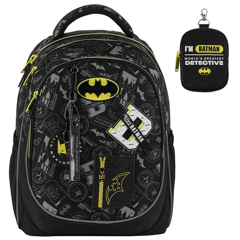 Рюкзак з ортопедичною спинкою для молодших класів KITE Education DC25-700M Batman (000995259) Рюкзак з ортопедичною спинкою для молодших класів KITE Education DC25-700M Batman (000995259)