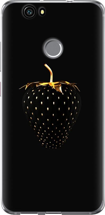 Чохол на Huawei Nova Чорна полуниця (3585u-439-42517)