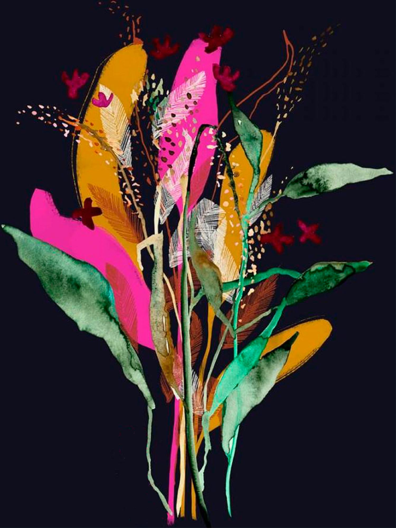 Алмазная мозаика на подрамнике Santi Яркий букет 30x40 см (Top-954321)