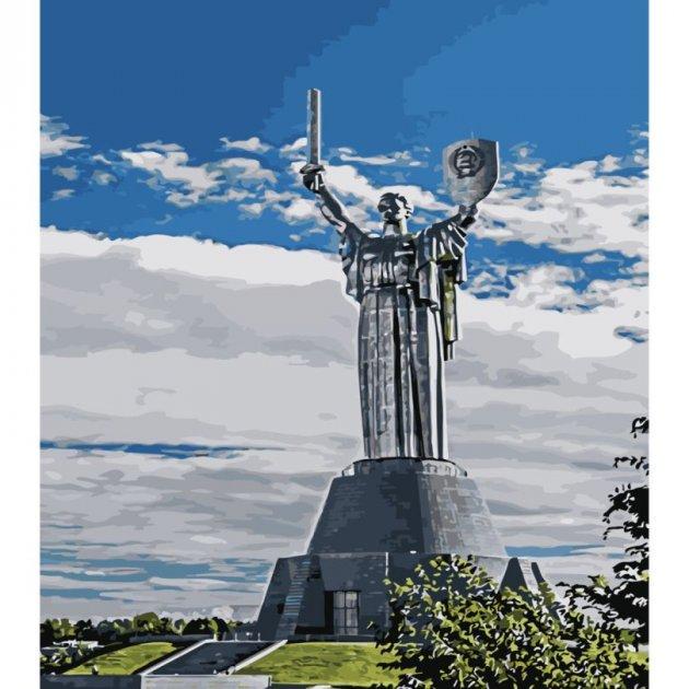 Картина по номерам Strateg Родина мать с лаком и уровнем 40x50 см (SY6562)