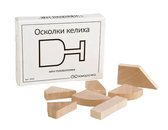 Дерерв'яна головоломка Уламки Келиха Міні Дерерв'яна головоломка Уламки Келиха Міні