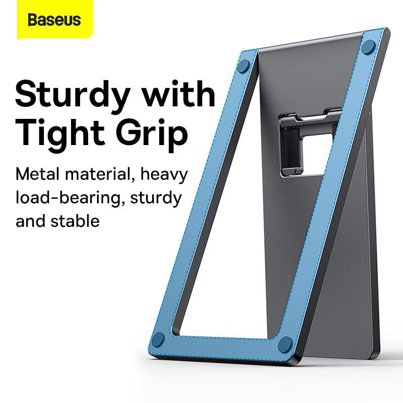 Держатель для телефона BASEUS LUKP000013 Foldable Metal Desktop Holder Grey (575677) - фото 13