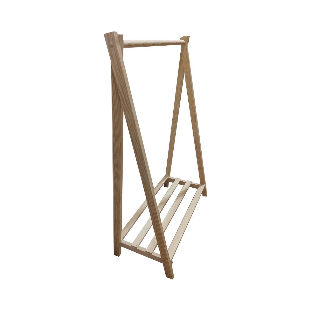 Стойка для детской одежды напольная деревянная (2161221197)