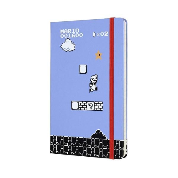Блокнот Moleskine Super Mario средний Голубой (LESMQP060GM)