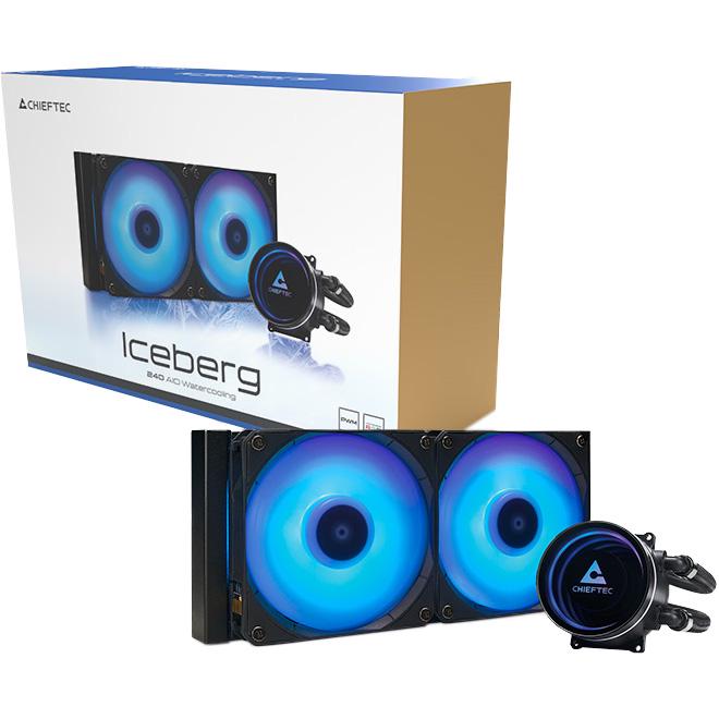 Система водяного охлаждения Chieftec Iceberg 240 ARGB 4-pin 120 мм (CLC-240-RGB) - фото 6 Система водяного охлаждения Chieftec Iceberg 240 ARGB 4-pin 120 мм (CLC-240-RGB) - фото 6