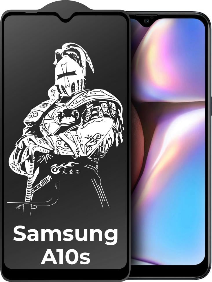 Защитное стекло King Fire Samsung Galaxy A10s A107 Full Glue Black (24341)