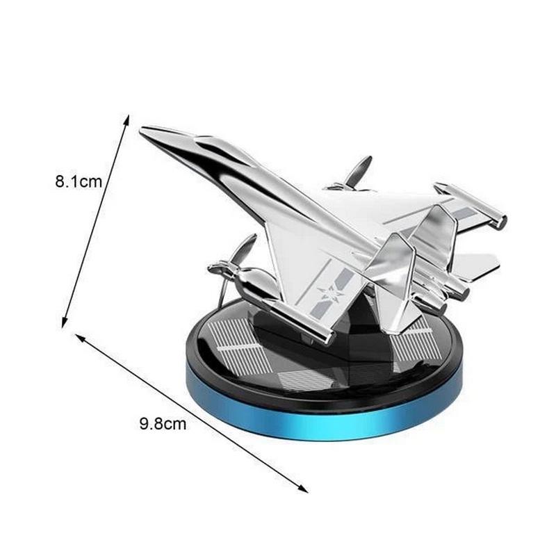 Ароматизатор автомобильный Самолет-истребитель на солнечной батарее Blue (4712-Leader) - фото 5 Ароматизатор автомобильный Самолет-истребитель на солнечной батарее Blue (4712-Leader) - фото 5