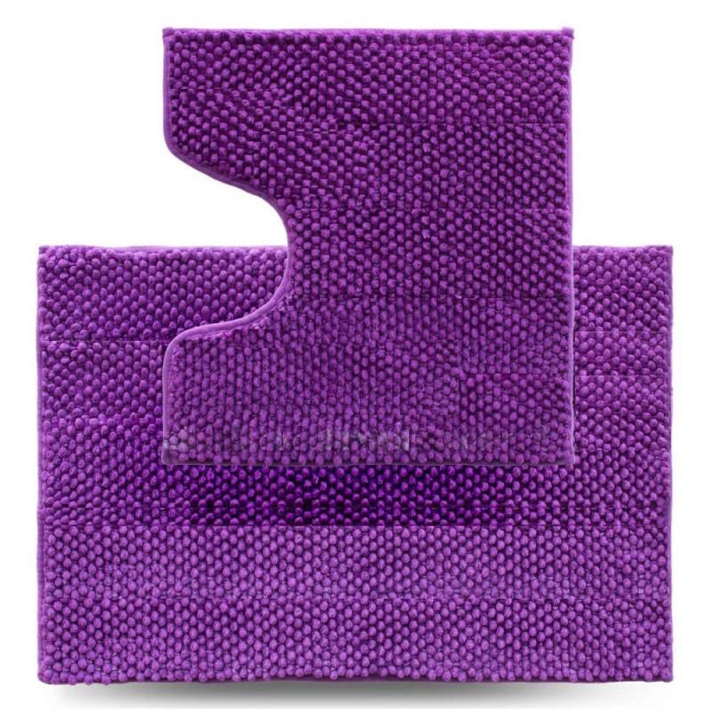 Набор ковриков для ванной Dariana Ананас D-6927 2 шт. Фиолетовый