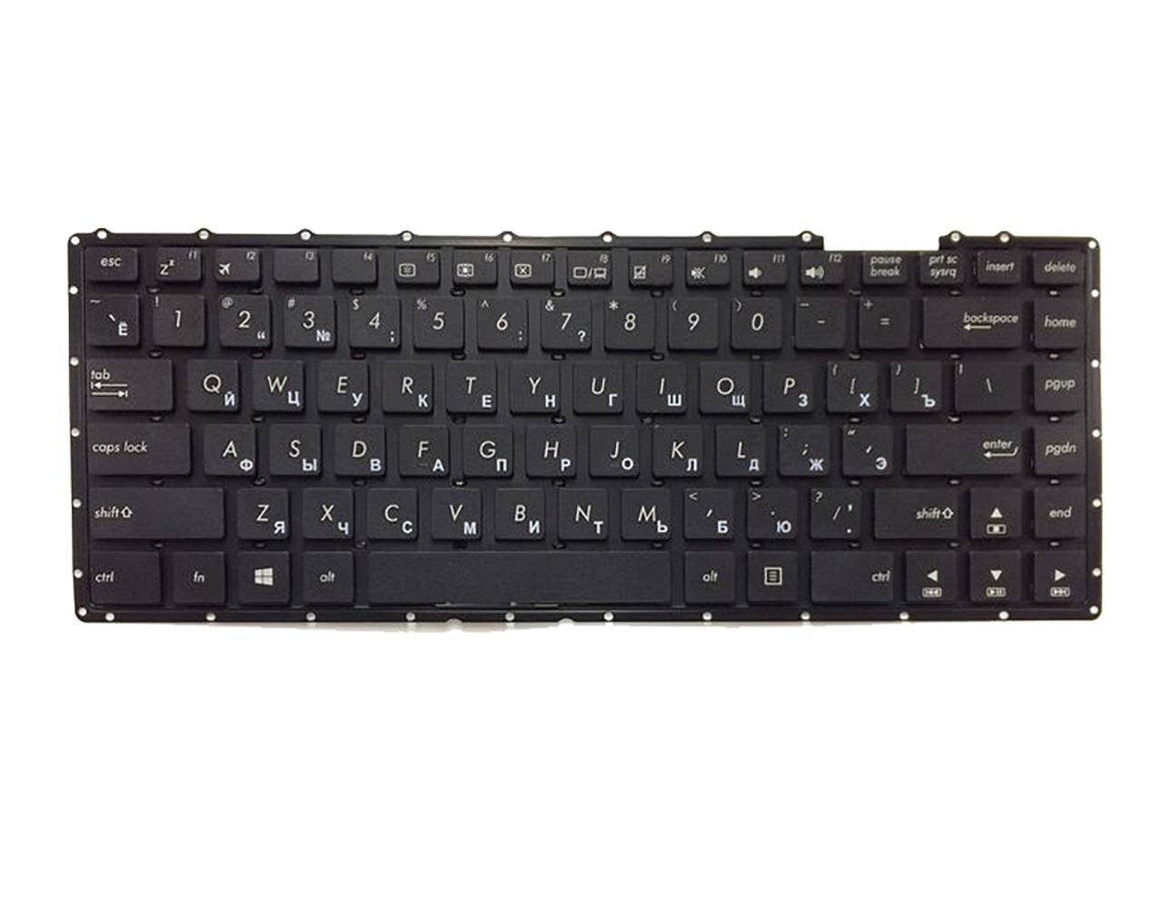 Клавиатура для ноутбука Asus A456 A456UQ матовая (0KNB0-4135RU00)