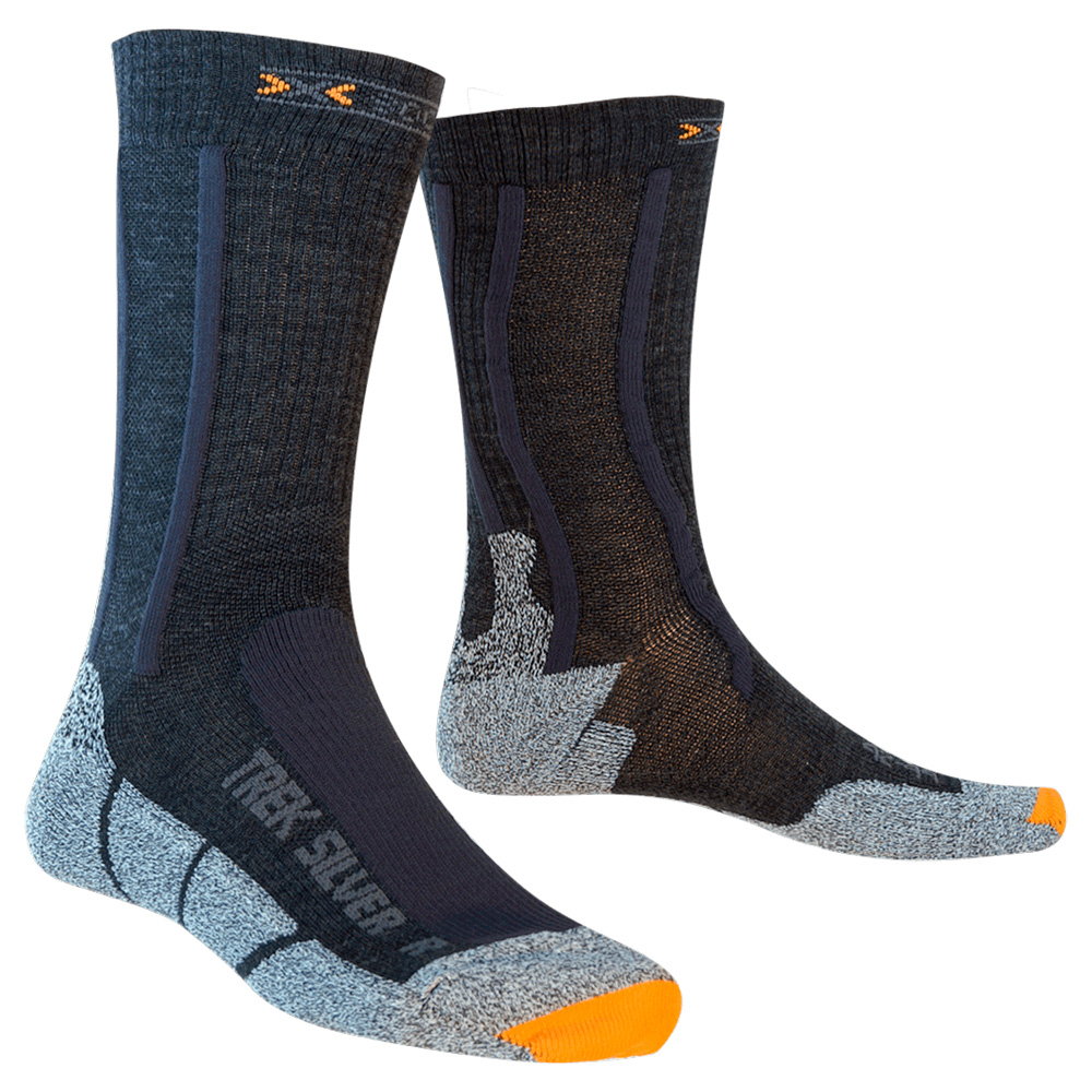 Носки X-Socks Trekking Silver X020318-B014 р. 39/41 Black/Anthracite