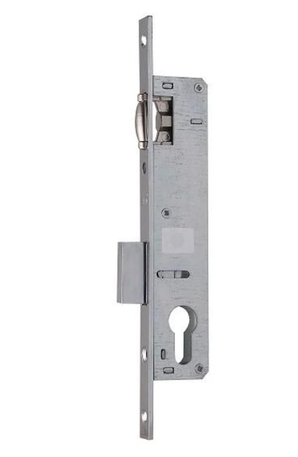 Замок с роликом Siba 10055/P для металлопластиковой двери B 20 мм (10055/P-20 CP)