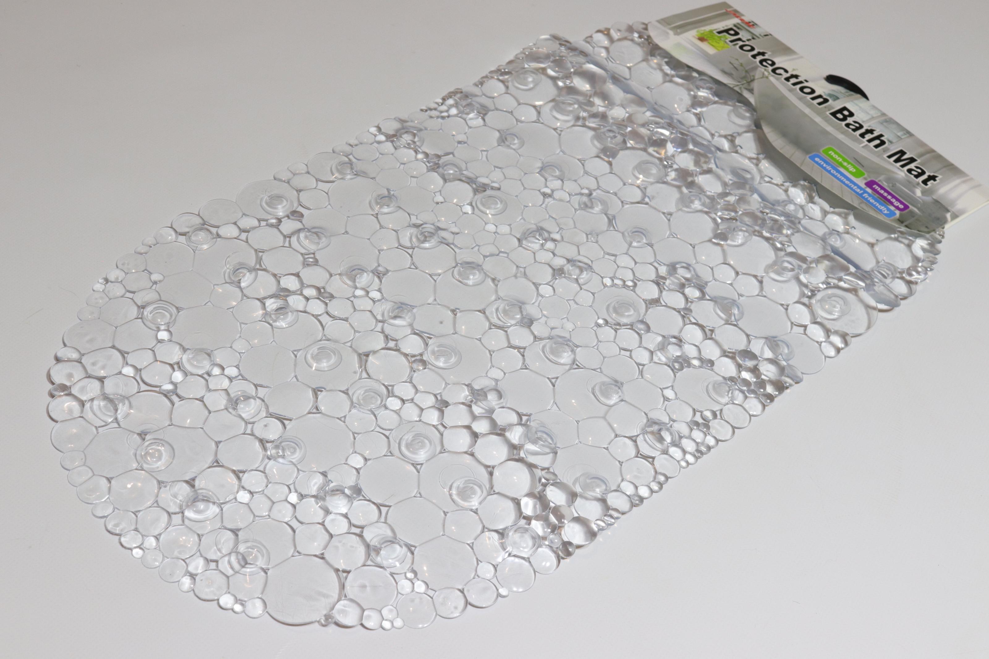 Килимок у ванну NewBulb на присосках силіконовий 65x33 см (1225/clear)