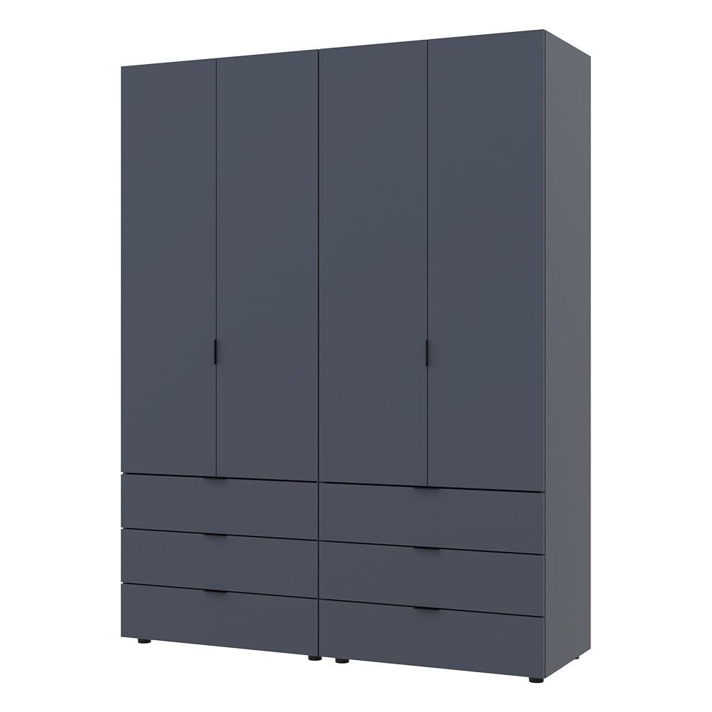 Комплект шкафов для одежды Doros Гелар 2 шт. 155х49,5х203,4 см Графит (DRS-011117)