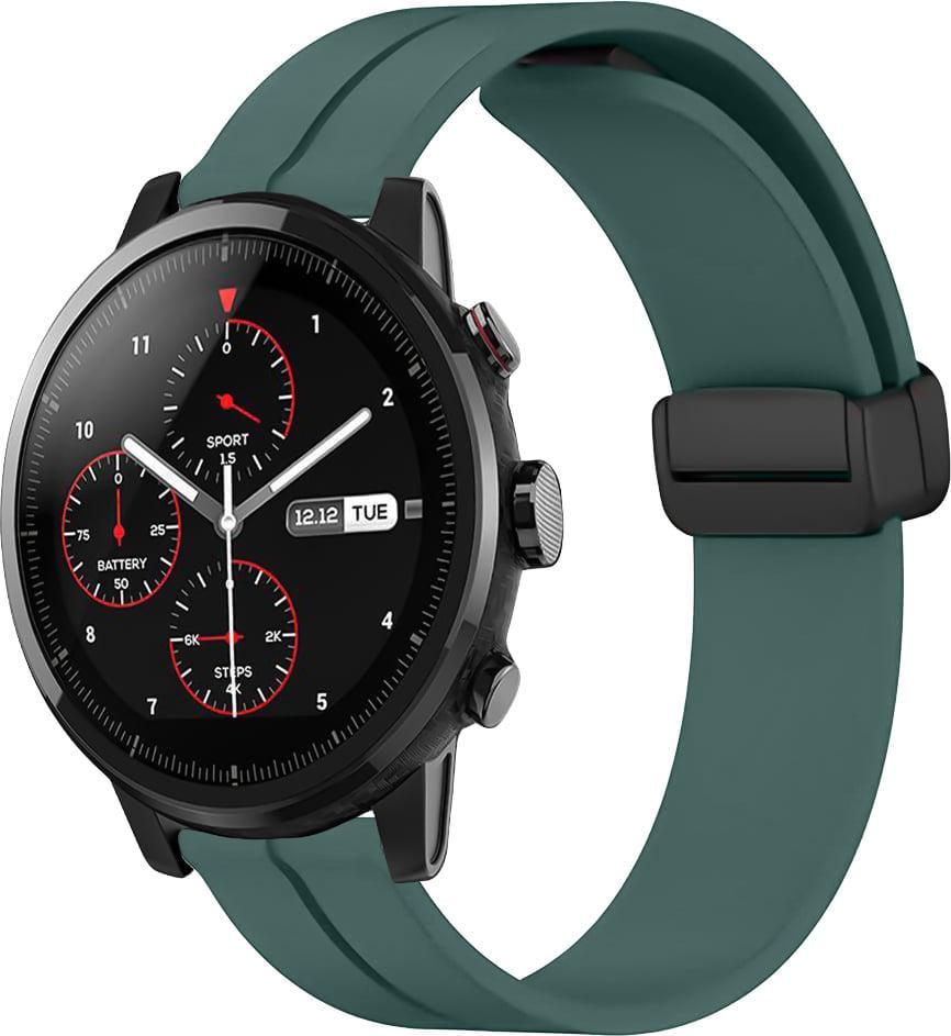 Ремешок для смарт-часов Rysta для Amazfit Stratos 2S Dark Green (41878-6F)