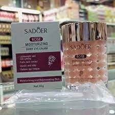 Крем увлажняющий Sadoer Rose Moisturizing Shiny Eye Cream для кожи возле глаз с экстрактом розы 60 г - фото 6