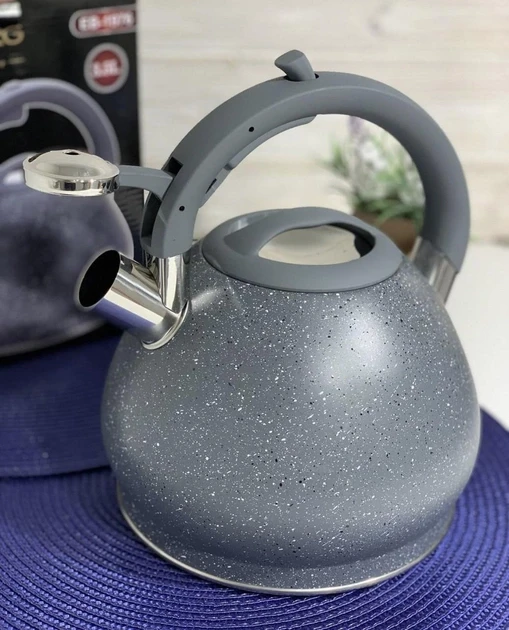 Чайник Edenberg 3,5 л Сірий (EB-1976) - фото 5 Чайник Edenberg 3,5 л Сірий (EB-1976) - фото 5