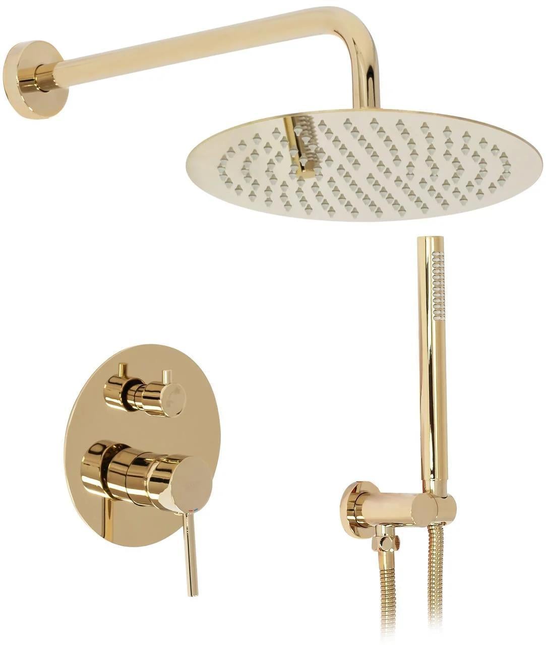 Душевая система скрытого монтажа Rea LUNGO BOX Gold (2763636567) Душевая система скрытого монтажа Rea LUNGO BOX Gold (2763636567)