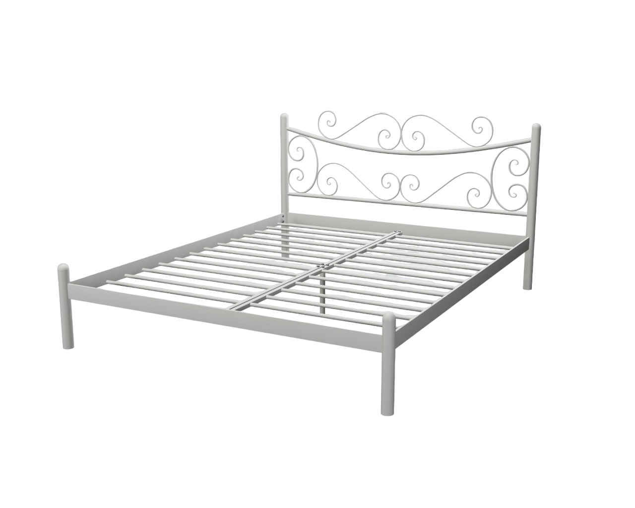 Кровать двухспальная AzalyaDesign 180х190 см Светло-серый (ten_0084)