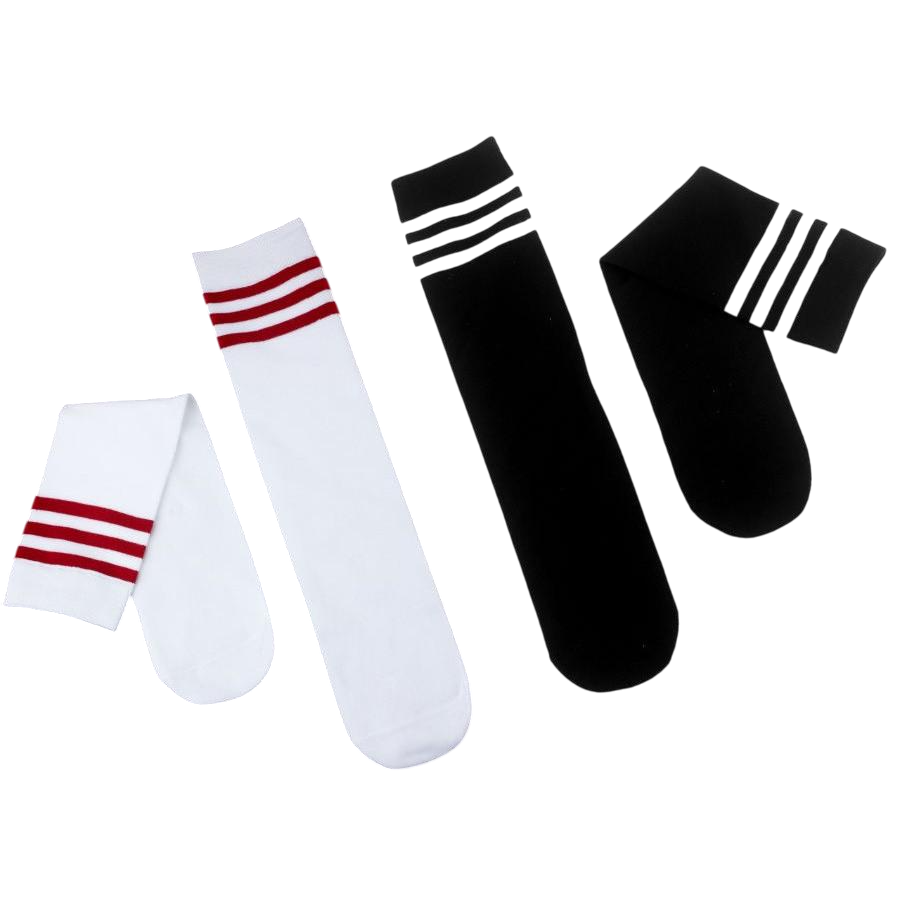 Гольфы на ребенка 2 пары One Size Черный/Белый (2527)