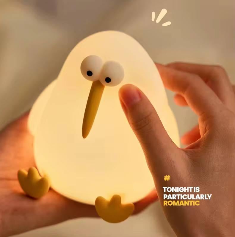 Нічник дитячий силіконовий Ківі м'який сенсорний з акумулятором (S03) - фото 3 Нічник дитячий силіконовий Ківі м'який сенсорний з акумулятором (S03) - фото 3