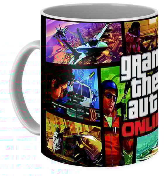 Чашка GeekLand ГТА постер 330 мл (GT.02.01)