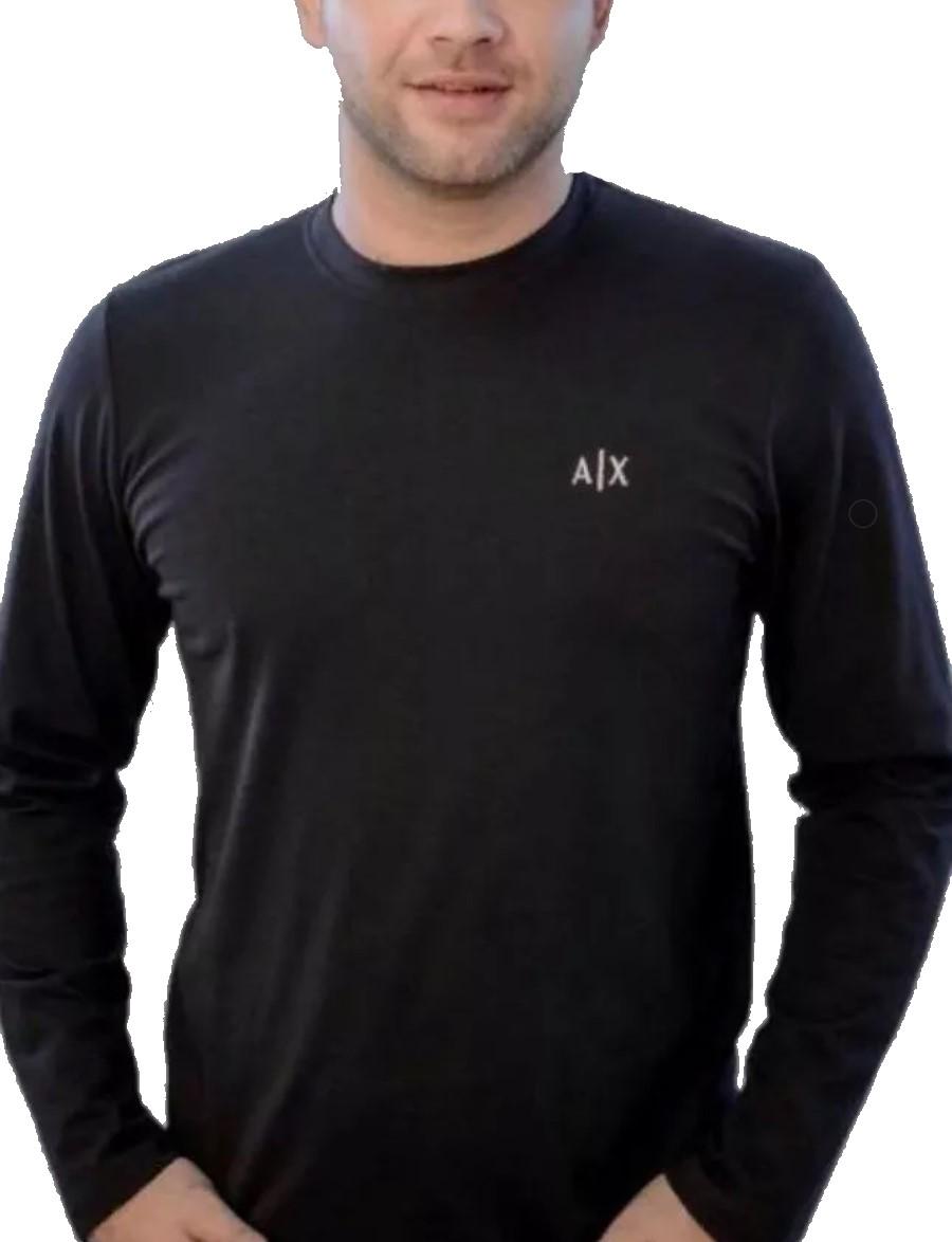 Лонгслів чоловічий Armani Exchange 07-20514 2XL Black (12048744) - фото 2