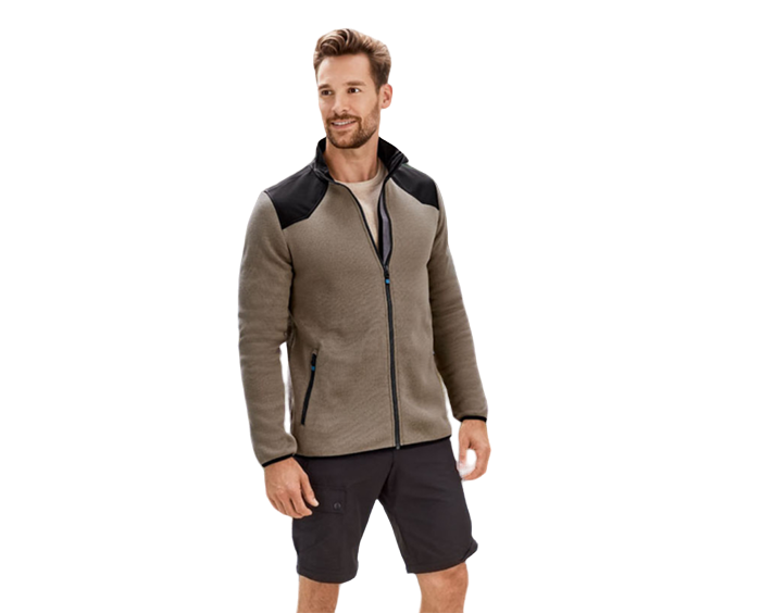 Куртка мужская Crivit Sports 181K XL на флисе Коричневый/Черный (181K/XL)