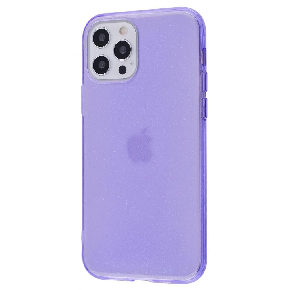 Чехол PRC Star Shine Silicone Case TPU для iPhone 12 Pro Max light Purple