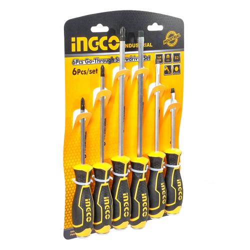Набір ударних викруток Ingco Industrial 6 шт. (10636098) - фото 3 Набір ударних викруток Ingco Industrial 6 шт. (10636098) - фото 3