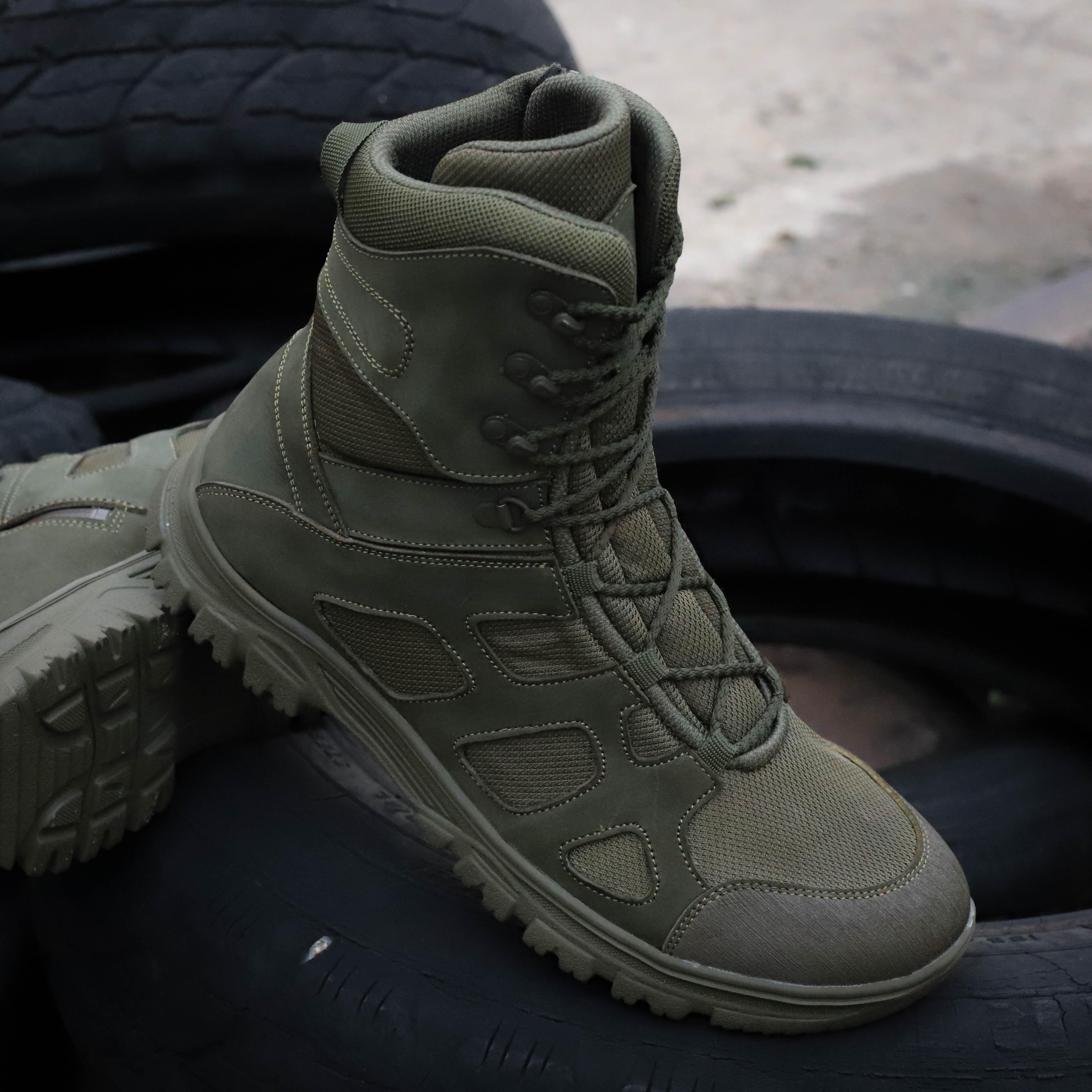 Берці літні FCT Design Скіф із блискавкою полегшені р.46 Хакі
